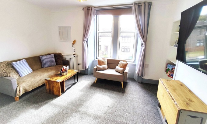 Murthill Appartement | Appartement cosy 2 chambres à Dundee près du stade - Capacité 5 personnes