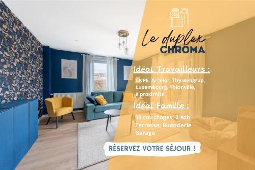 Volmerange-les-Mines Appartement | Duplex 5 chambres à la frontière luxembourgeoise
