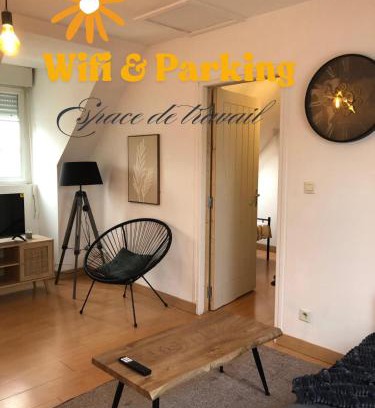 Beauvais Appartement | Duplex lumineux avec parking et Wi-Fi offert