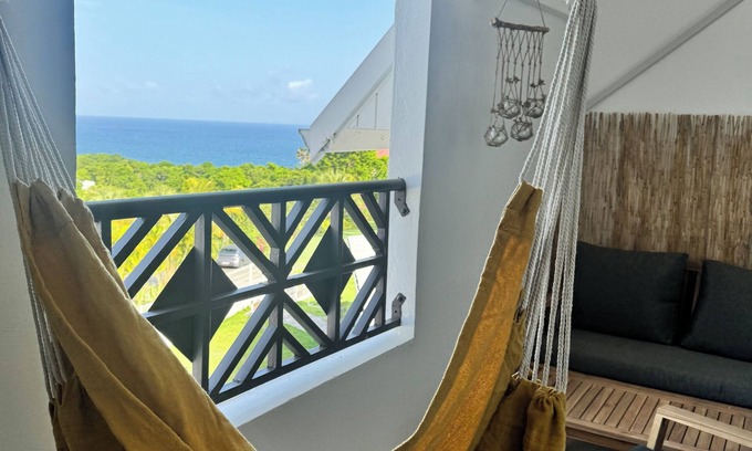 Mare Gailard Appartement | Duplex vue mer avec piscine, Le Gosier à 5 minutes de la plage !