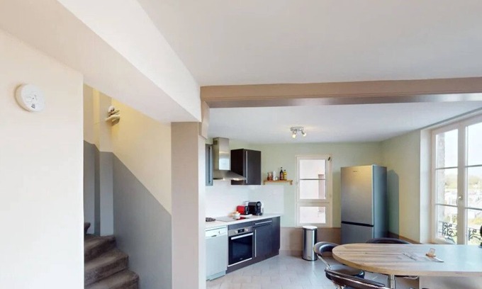 Honfleur Appartement | Duplex traversière | Spacieux | 100m du port | 4 pers