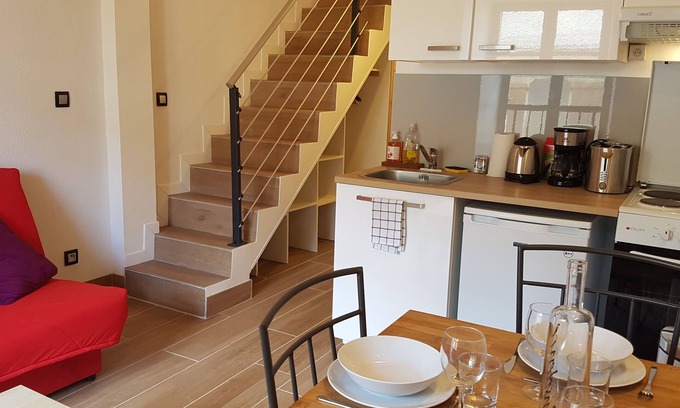 Saint-Jean-du-Bruel Appartement | Duplex coeur de village