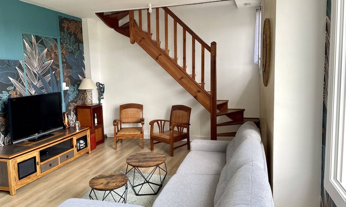 Barneville-Carteret Appartement | Duplex vue Mer à 2min de la plage