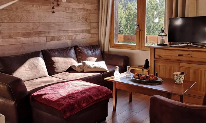 Les Avanchers-Valmorel Appartement | Duplex de charme vue sur le domaine de Valmorel - Départ Retour skis aux pieds