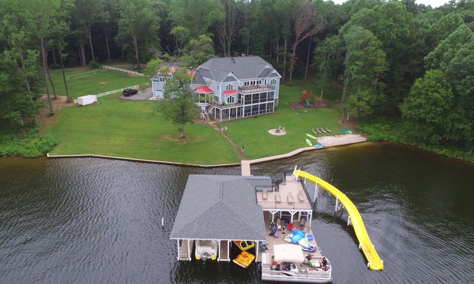 Bumpass Maison | Eagle's Cove, 8800 SF / 12 Acres + front de mer de 3/4 mile - Opt Boat Rntl
