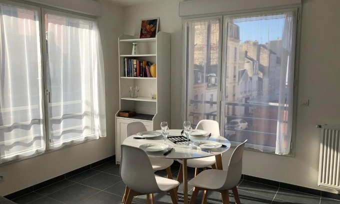 Le Havre Appartement | Echappée mer - 4 pers - Parking privé - Ascenseur - 60m2