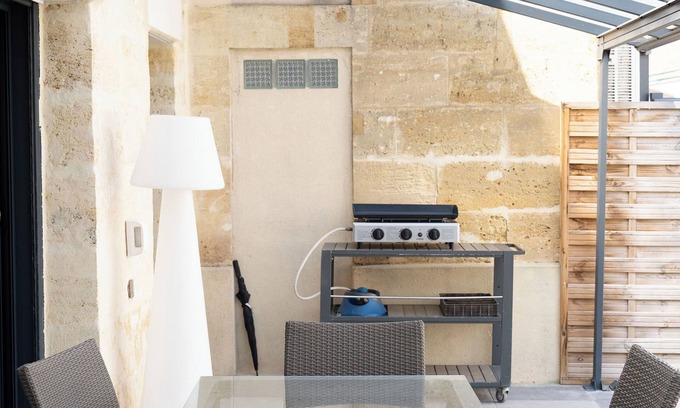 Bacalan Maison | Echoppe Bordelaise 4 chambres, terrasse, clim', parking