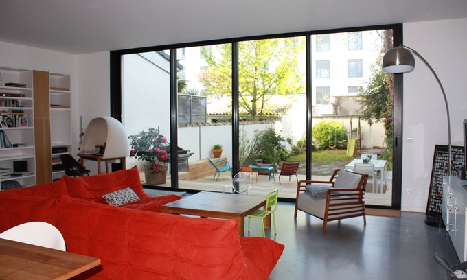 Saint Seurin - Fondaudege Maison | Echoppe rénovée par architecte de 23O m2 - 5 Ch au calme avec jardin
