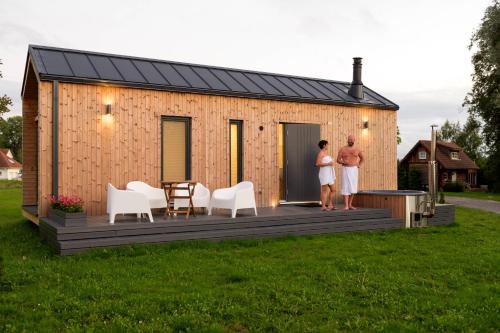Sauga Maison | Eco houses with a hot tub and sauna