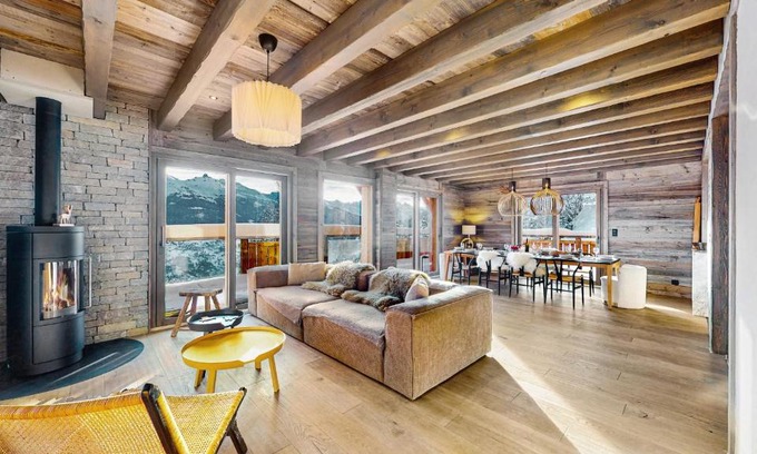 Vex Chalet De Ski | Ecureuil noir COSY & QUIET chalet 10 personnes