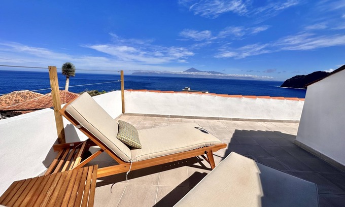 Agulo Appartement | Eden Gomera Suites - Rooftop terrace 2Br apartment with gorgeous oceanviews