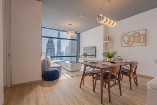 DIFC Appartement | Elegant 1-Bedroom Apartment, Full Burj Khalifa & Downtown Views
