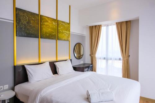 Tangerang Appartement | Elegant 2BR Apartment at M-Town Signature near Shopping Mall By Travelio
