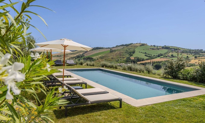 Casabianca di Fermo Villa | Elegant and modern villa with pool and panoramic position, close to Fermo and the beaches of Porto S