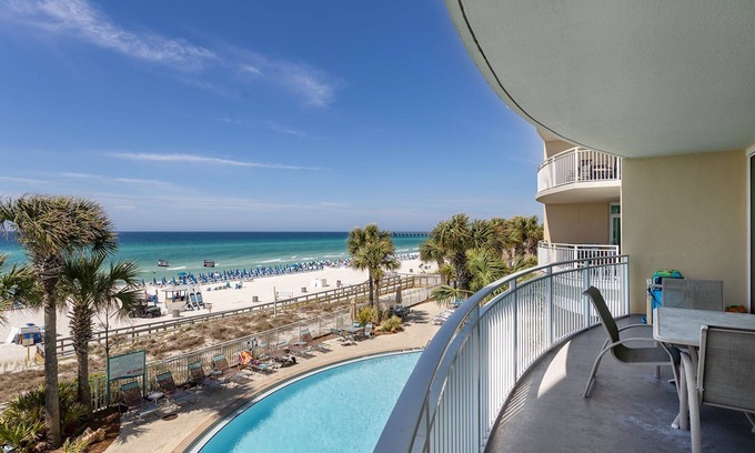 Panama City Beach Copropriété | Elegant Aqua Condo | Gulf Views, Private Balcony, Pools, Hot Tubs & Beach