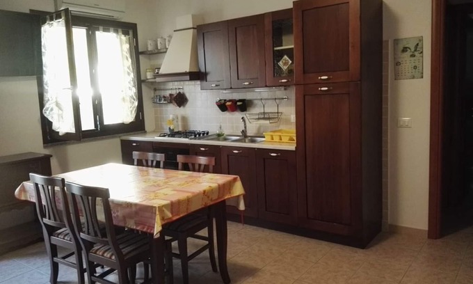 Giba Appartement | Elegant bilo in southwest Sardinia 10 min to the sea from Porto Pino IUN P5392