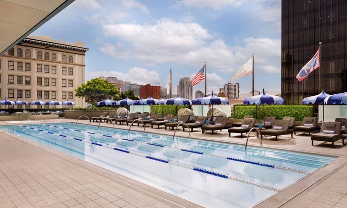 Civic Core Hôtel | Elegant King Suite at Westgate Hotel, Poolside Ambience, Central San Diego