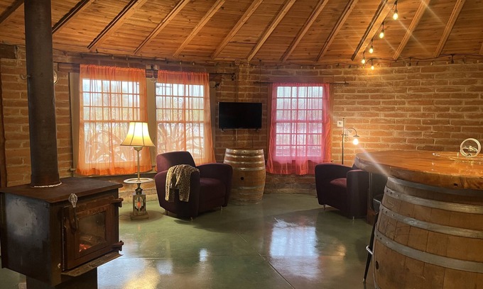 Tucson Estates Maison | Elegant magical rustic round house by Saguaro National Park