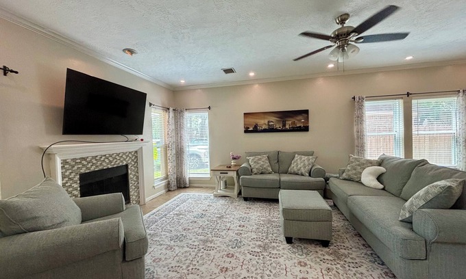 Clear Lake Maison | Enjoy our complimentary coffee bar in our quiet retreat in a great location.