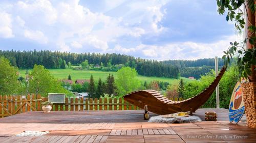 Unterkirnach Maison | Entire House in Schwarzwald with mountain view, private Sauna, Gym, Garden and Terraces