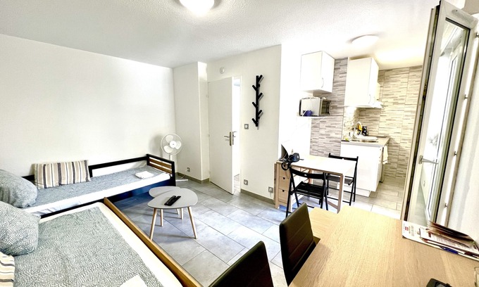 Minimes - Barriere de Paris Appartement | Studio équipé - Canal du Midi à Toulouse