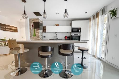Pasteur Appartement | Escapade à Nice - T2 lumineux avec balcon & clim