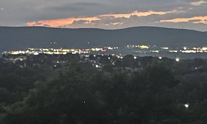 Scranton Lit Et Petit-Déjeuner | Espectacular view to the city of Scranton from your bedroom window