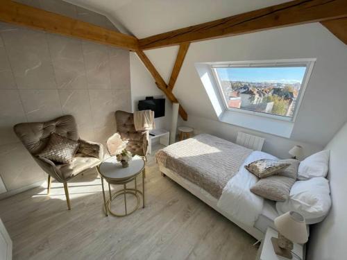 Mulhouse Appartement | Esprit Beige - Joli Studio Salengro - Sauna & Sport club
