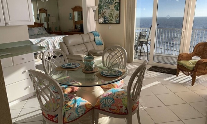South Island Copropriété | Estero Beach & Tennis, 9e étage, vue directe sur le golfe - Superbes couchers de soleil!