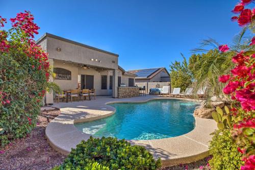 Estrella Mountain Ranch Maison | Estrella Oasis with Private Pool and Gas Fire Pit!