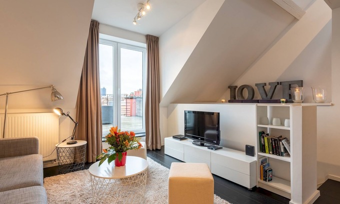 Ixelles Appartement | Europea Brussels Luxury Duplex Terrace Residence - Flagey