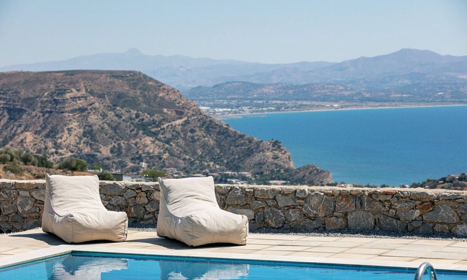 Agia Galini Villa | Private pool,Great Views,Free Breakfast Vrahos