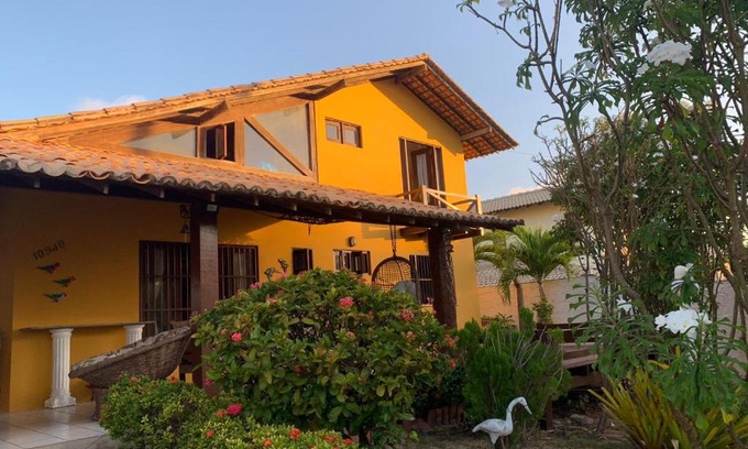 Coqueiro Maison | Excelente casa na Praia do Coqueiro com 4 suítes a 100m da praia