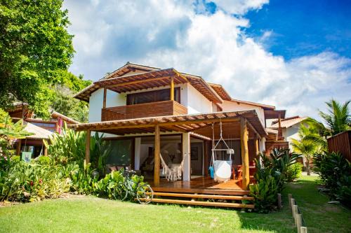 Arraial d'Ajuda Maison | Excelente casa, pé na areia, no melhor de Arraial!