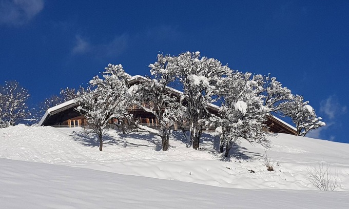 Hauteluce Chalet De Ski | Chalet d'exception authentique avec spa sauna ski 3kms, loin et près de tout