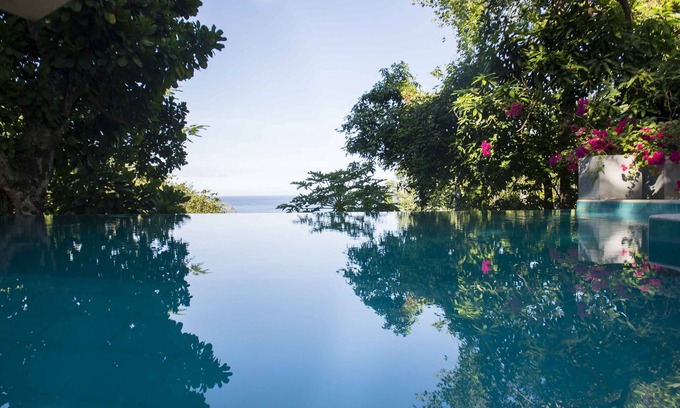 Unawatuna Villa | Personnel exceptionnel. Vue magnifique sur la mer parmi les arbres, à 5 min de la plage.