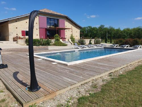 Villebramar Maison | exceptionnel loft style industriel tout équipé 15 personnes avec piscine et jacuzzi