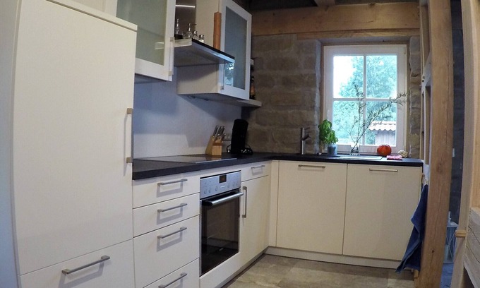 Wiek Appartement | Appartement exclusif directement au Wieker Surf and Kitespot avec sauna et cheminée