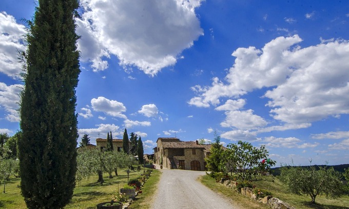 Castellina in Chianti Appartement | Villa exclusive au milieu du Chianti avec piscine et vue