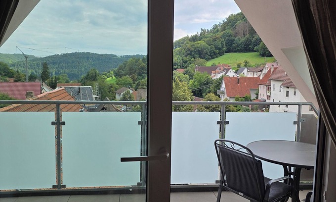 Rexingen Appartement | Exclusive penthouse in the forest village, whirlpool, great view & comfort