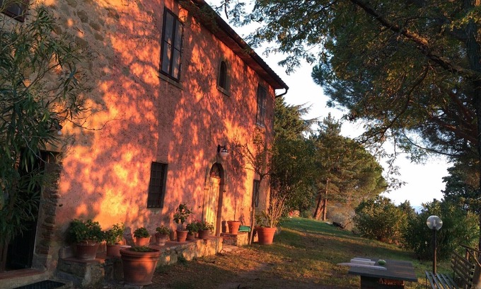 Tuoro sul Trasimeno Villa | Superbe vue sur le lac à la frontière toscane et ombrienne