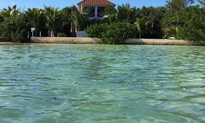 Green Turtle Cay Villa | Lo clé villa, en bord de mer sur Coco Bay
