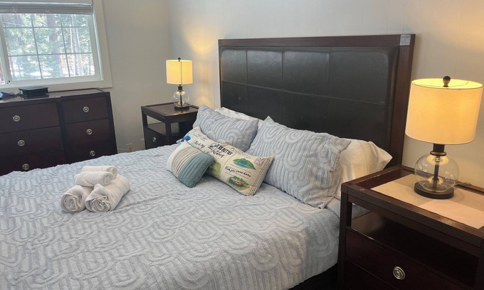 Kings Beach Maison | Experience Tahoe at its best by staying at this adorable cottage rental.