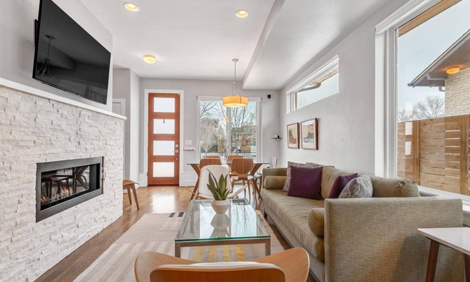 Congress Park Maison | Exquisite Luxury Cherry Creek Mid Century Modern Townhouse with Rooftop Deck!