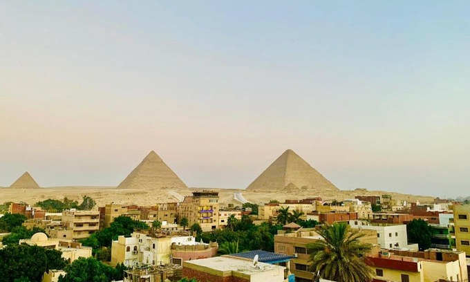 Giza Lit Et Petit-Déjeuner | Eyad Pyramids view