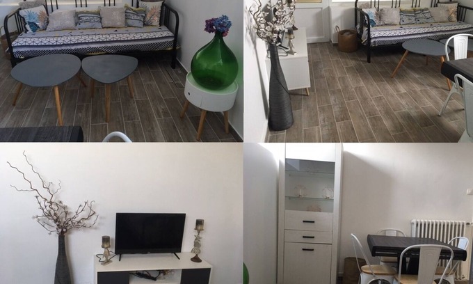 La Souterraine Lit Et Petit-Déjeuner | F1 meublé 50 M2 - 1 pce + sdb wc +cuisine + jardin + grand couloir rangement