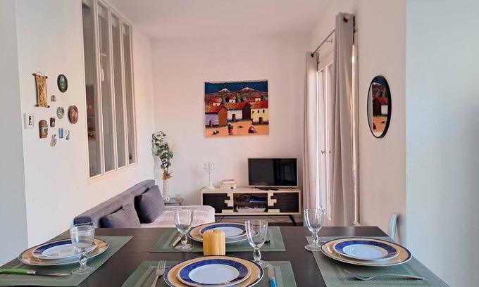 Saint-Martin Appartement | F2 Cosy proche Centre Ville et Gare