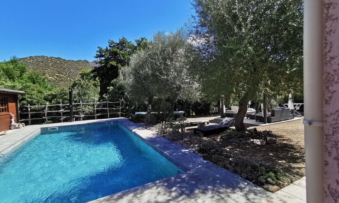 Oletta Appartement | F3 dans Villa ZenCorse avec piscine 4km plages