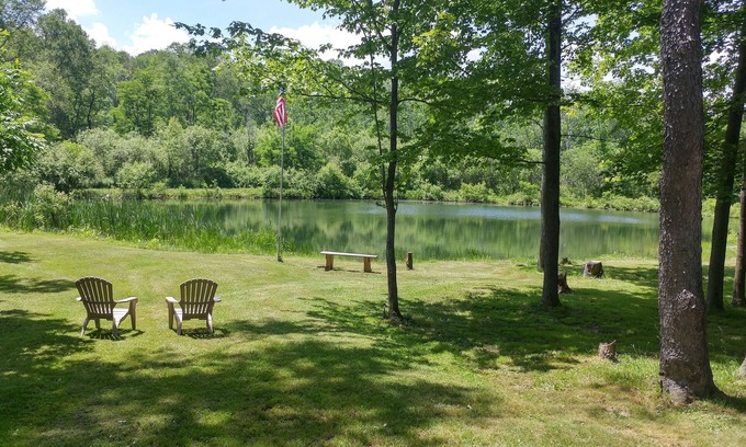 Jamestown Cabine | FABULEUX CHALET D'ESCAPADE PRIVÉ DANS LE WOODS BEMUS POINT NY