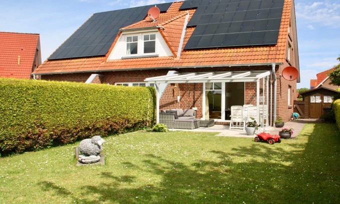 Carolinensiel Appartement | Famiglia en Hond Hafenblick